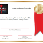 Pizza University Certificate
