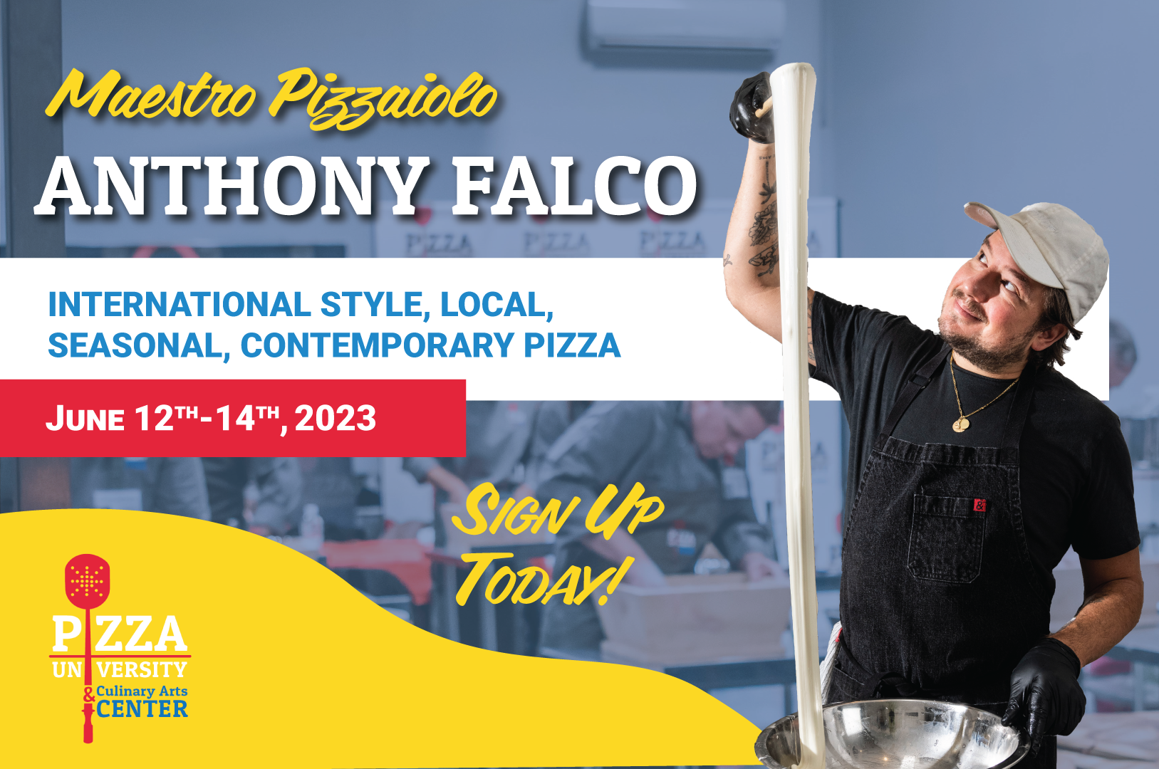 3-Day Intensive “International Style, Local, Seasonal, Contemporary Pizza” (New New York, Neapolitanish, Sicilian, Grandma, ButterCrust Styles) Class with Pizza Chef Anthony Falco