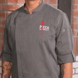 Pizza university chef jacket main product image